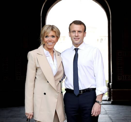 emmanuel et brigitte macron