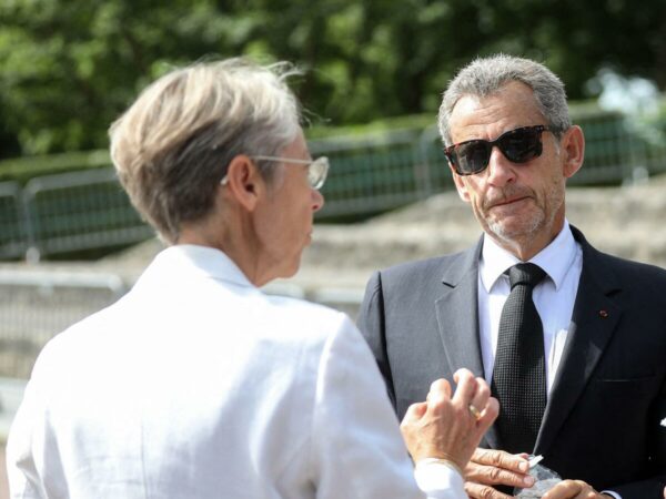 Nicolas Sarkozy et Elisabeth Borne