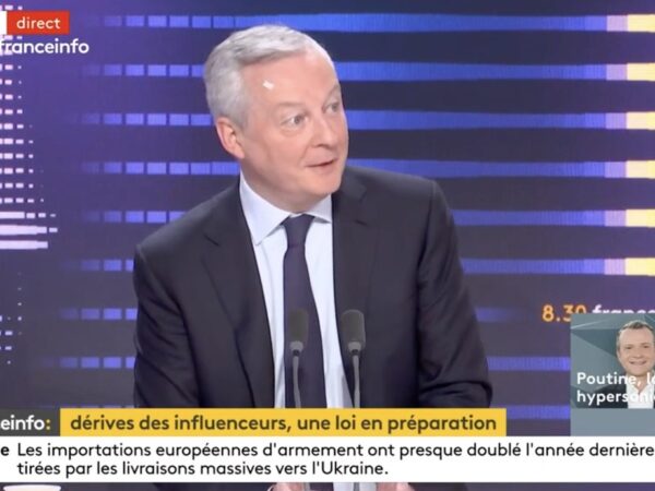 Capture d’écran Bruno LE MAIRE - France Info